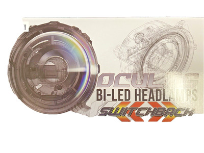 Oracle Lighting 5839-023 Oculus Switchback Bi-LED Projector Headlights for Jeep