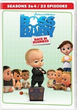 THE BOSS BABY BACK IN BUSINESS SEASONS 3  4 New Sealed DVD