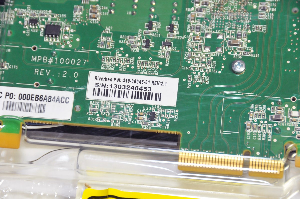 Riverbed Four-Port SX Multimode Fiber Gigabit Ethernet Card Riverbed Four-Port SX Multimode Fiber Gigabit Ethernet Card