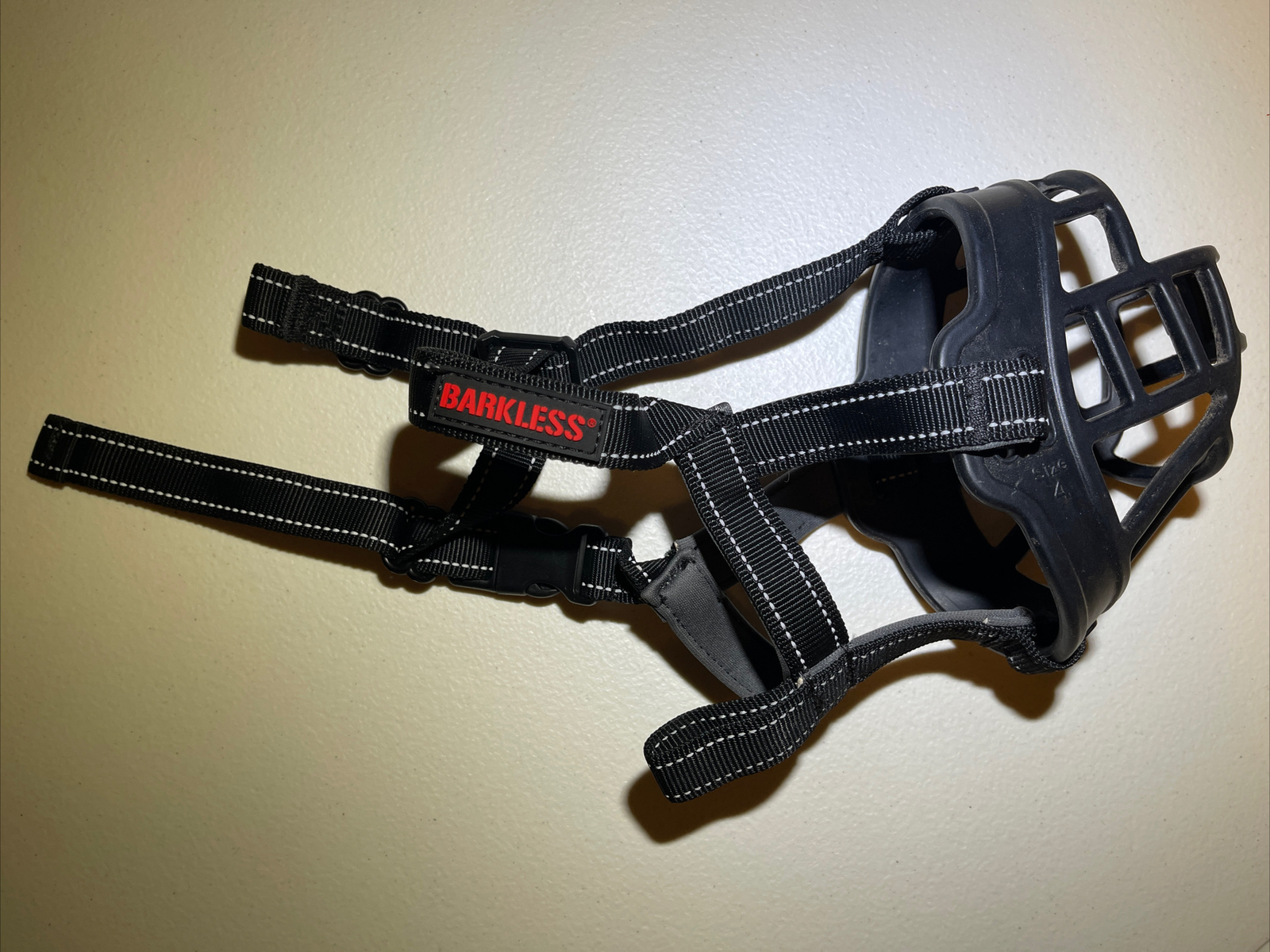 Barkless Dog Muzzle Soft Basket Silicone Prevent Biting Chewing Barking