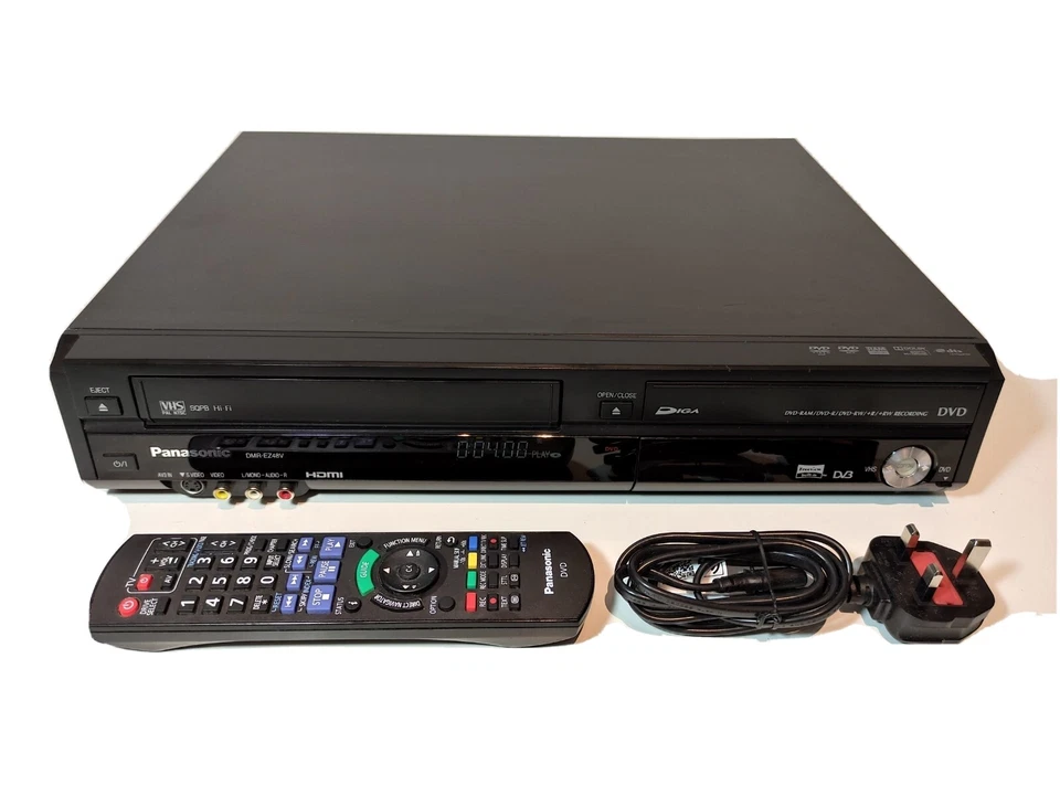 Panasonic DMR-EZ48V DVD Recorder/VCR Combi, Freeview HDMI - Image 2 of 4