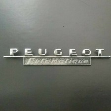 Peugeot 604 Trunk Emblem 1980s Gas Diesel Sedan Used Good Condition Peugeot 604 Trunk Emblem 1980s Gas Diesel Sedan Used Good Condition