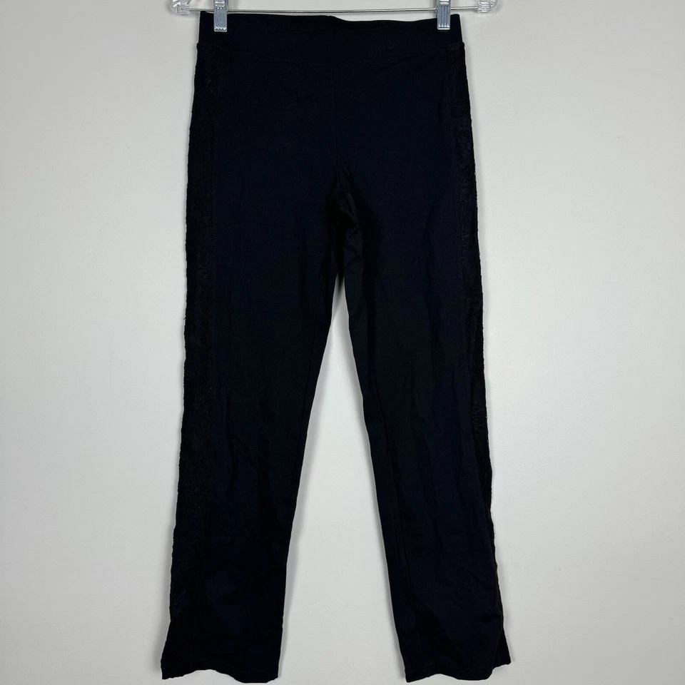 Esmoquin recortado de encaje con tonos Tregging pantalón leggings negro para mujer talla pequeña nuevo con etiquetas Foto 2 de 4