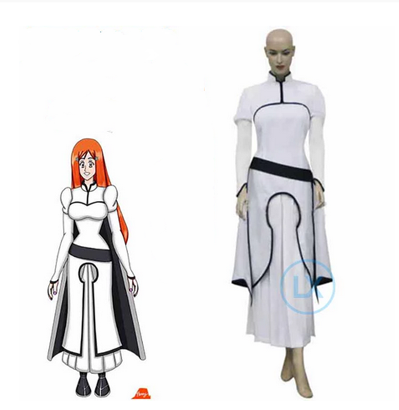 Anime Bleach Orihime Inoue Arrancar Cosplay Costume White Dress | eBay