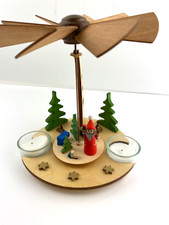 Dregeno PY BABBO NATALE TEALIGHT PIRAMIDE SAN CLAUS - Kuhnert - Germania