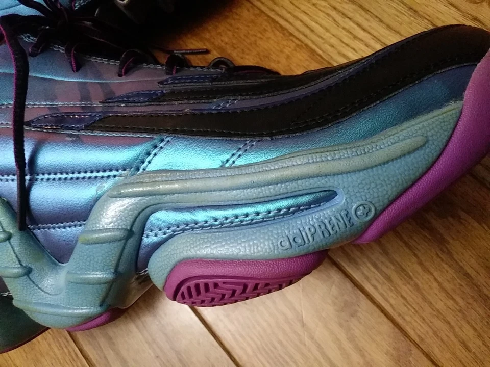 Adidas Real Deal Purple, Blue Mens Shoes Size 11.5, Excellent Condition. - Image 4 of 4