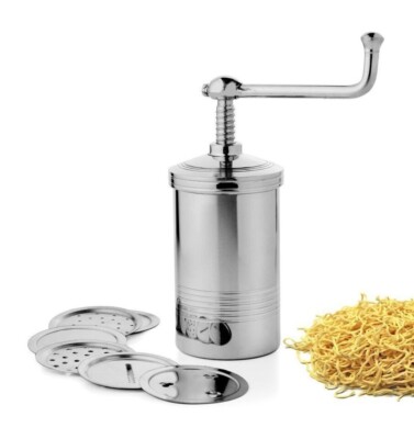 Stainless Steel Sev Sancha Idiyappam Hand Tool Noodle Extruder Spaghetti Maker