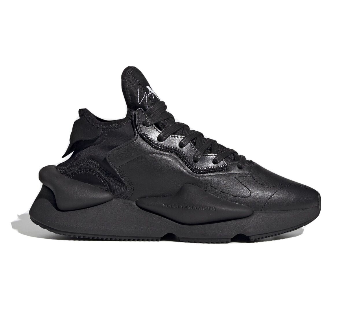 Y-3 KAIWA Yohji Yamamoto x Adidas Black Leather Sneaker Y-3 KAIWA Yohji Yamamoto x Adidas Black Leather Sneaker