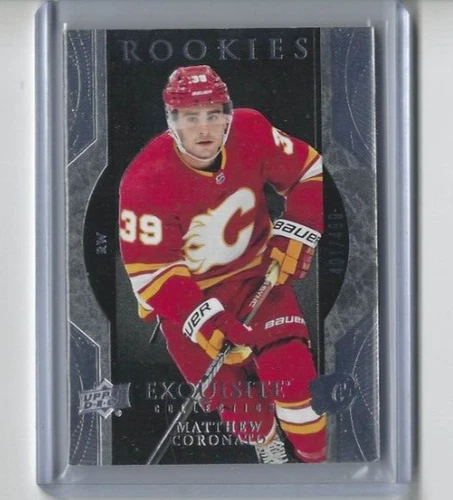 2023-24 Upper Deck Ice - Exquisite Collection Rookies #R27 Matthew Coronato /499 (RC)