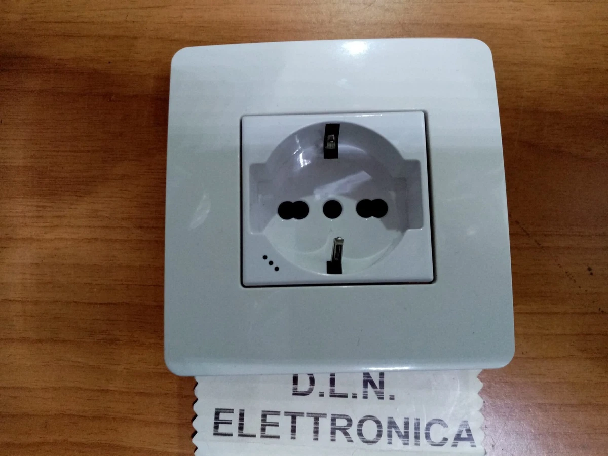 Presa Multipla Da Incasso A 4 Prese - Schuko