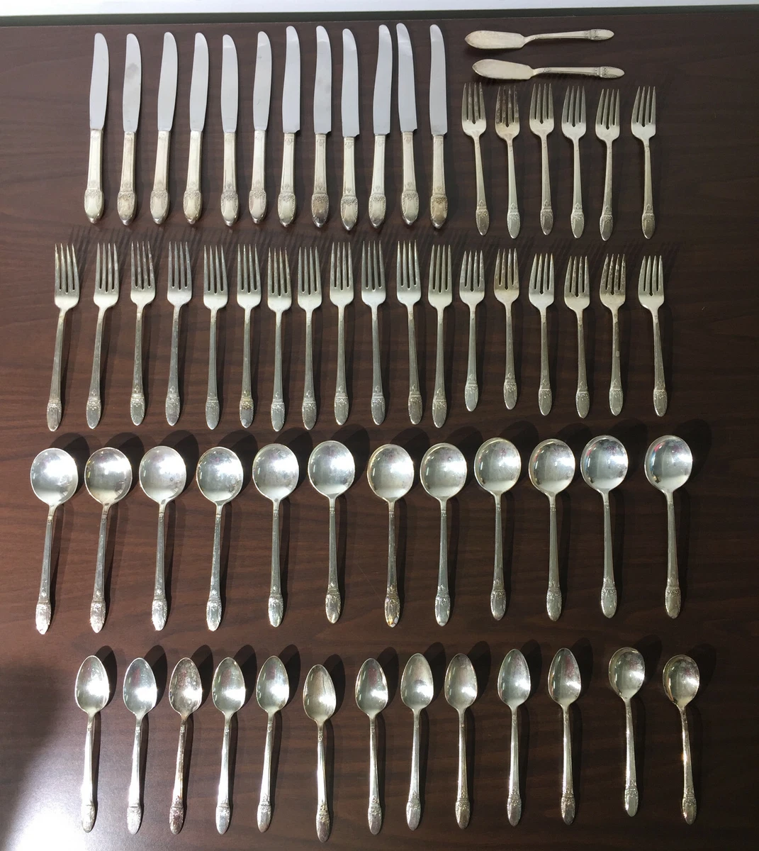 63 PIECE 1847 ROGERS BROS