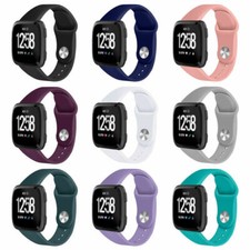 For Fitbit Versa/Versa 2 /Lite Sport Silicone Watch Band Soft Replacement Strap