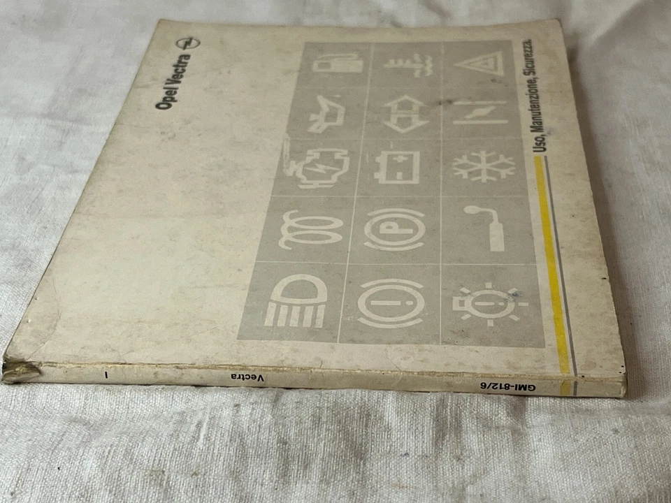 LIBRETTO USO E MANUTENZIONE OPEL VECTRA AGOSTO 1992 IN ITALIANO - Immagine 3 di 4
