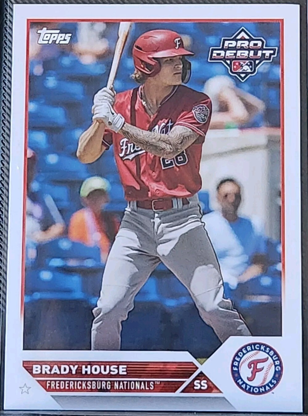 2023 Topps Pro Debut Card PD-68 Brady House Prospect Rookie Washington Nationals