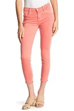 NWT J Brand 835 Mid-Rise Capri Skinny Jeans 835I563 Glowing Coral $198 - 32