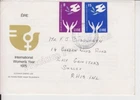 EIRE IRELAND ADDRESSED FDC FIRST DAY COVER 1975 INTERNATIONAL WOMEN'S YEAR