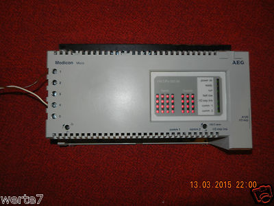 AEG Modicon Micro 110CPU 522 00,GEADAT U060,24V,geprüft,als DEMOARTIKEL benutzt
