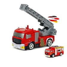 RC ferngesteuertes Mini Feuerwehrwagen mit LED, Fahrzeug, Auto-Modell mit Sound
