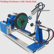 30KG Welding Positioner 110V Bench Welder Turntable with 200mm Chuck 0-90 degree