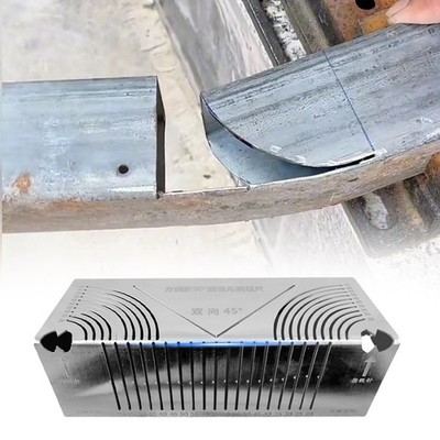 90 Degree Arc Angle Marking Ruler Tool with Marker Pen for Precision Work