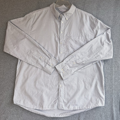 Clothing Arts P Cubed Shirt Mens 2XL Blue Button Down Pick Pocket Proof Travel