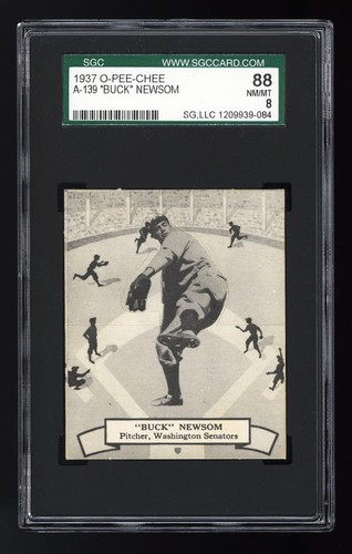 Buck Newsom #139 1937 O Pee Chee card
