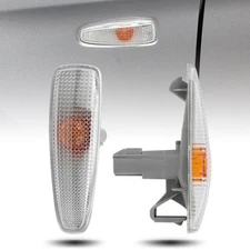 2X Turn Signal Side Fender Marker Light For Mitsubishi Lancer Outlander EVO X