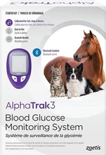 AlphaTrak3 Blood Glucose Monitoring System Cats-Dogs-Horses New Exp 06/2026