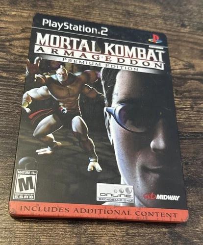 Mortal Kombat: Armageddon Premium Edition Kano Playstation 2 PS2 Steel Book