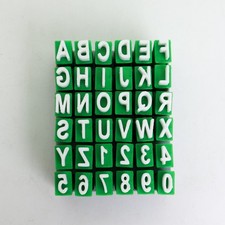 DIY Alphabet Stamps Set Letters Stamps for Clay Pottery for Teaching Party