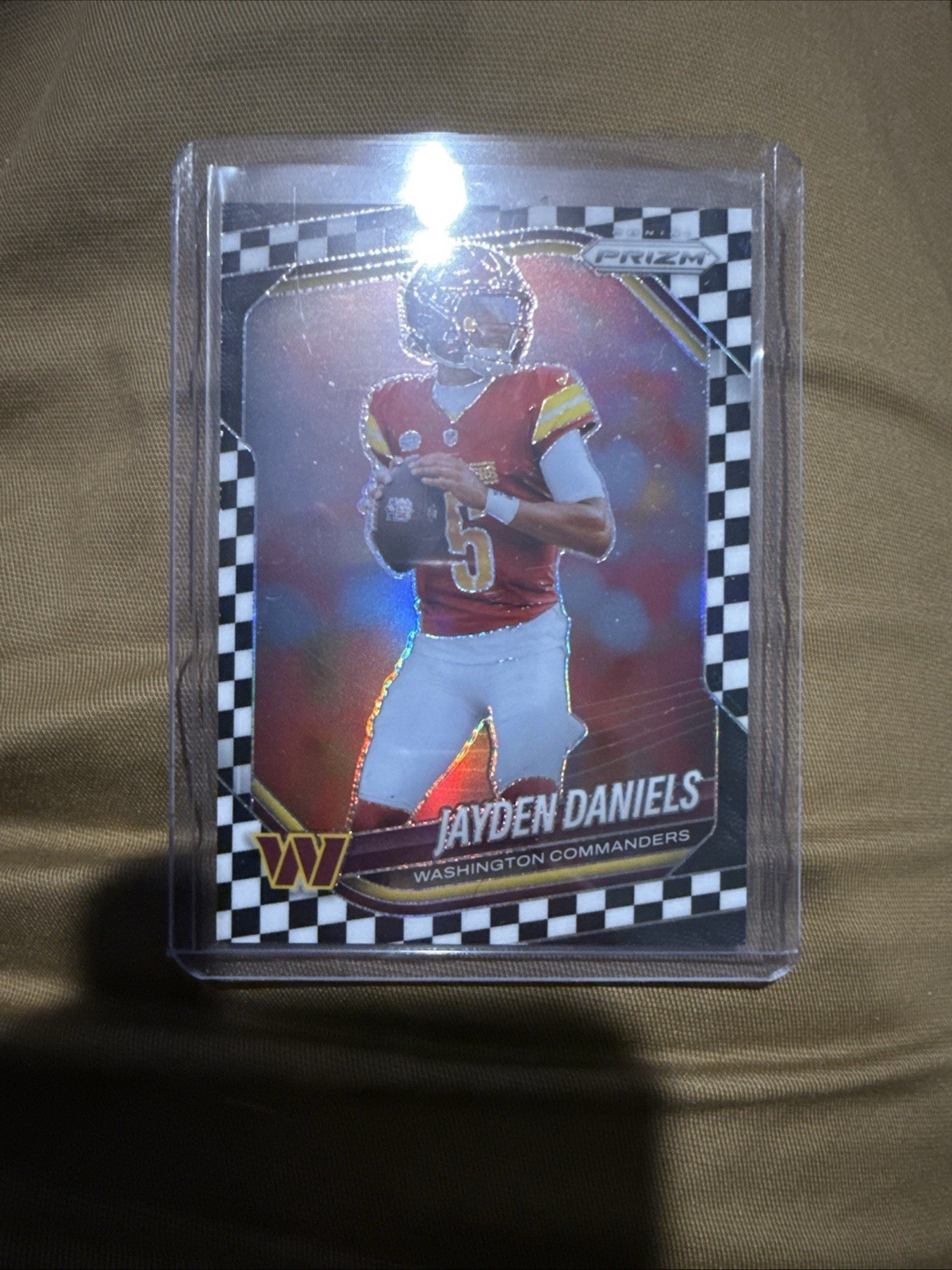 Jayden Daniels 2025 Panini Prizm Black and White Checkerboard #278