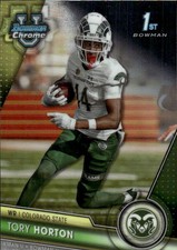 2023 Bowman University Chrome Tory Horton #73 Colorado State Rams 2D