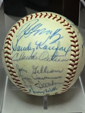 dodgers signed autographed baseball balls