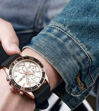 CHOWE Mens Quartz Analog Chronograph Watch Da...