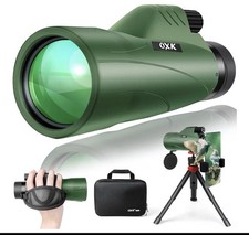 OXK Optics Monocular Telescope 12x56 High Power with Smartphone Adapter