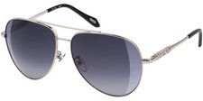 Just Cavalli Palladium Sandblast Aviator Sunglasses - SJC02960589X