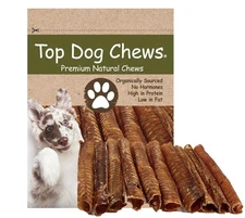 – 12” Beef Trachea Dog Chews 10 Pack, American, All Natural, Single Ingredien...