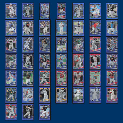 2023 Donruss Holo Blue Lot 45 Baseball Cards Set Builder/Dollar Bin/Partial Set