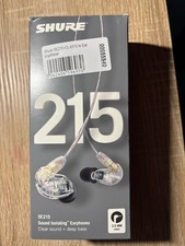 Shure SE215 In-Ear Kopfhörer Sound Isolating, Klarer Sound, tiefer Bass