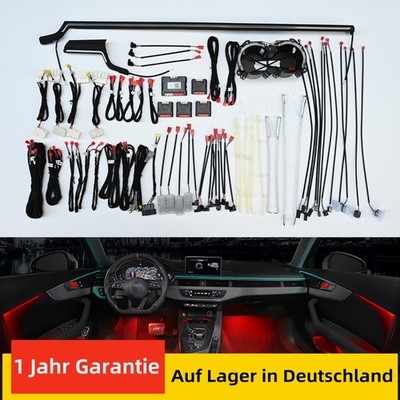 30 Farben LED Umgebungslicht Atmosphärenlampe Für Audi A4 A5 S5 B9 2017-2024