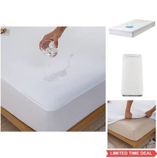 Cot Size Waterproof Mattress Protector 30x75 Bamboo Viscose Deep Pocket RV Bunk