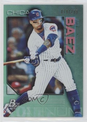 2020 Bowman Platinum Wal-Mart Teal 79/299 Javier Baez #72 md3