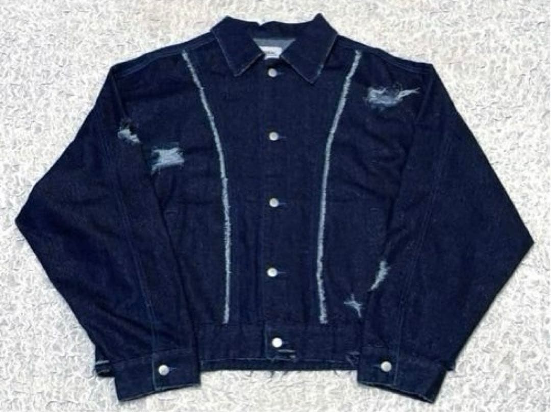 GIDEAL. Denim Set Up Damaged Processing Glitter B… - image 5