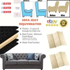 New Sofa Seat Saver Sagging Rejuvenator Chair Boards Support For 1, 2, 3 Seater.