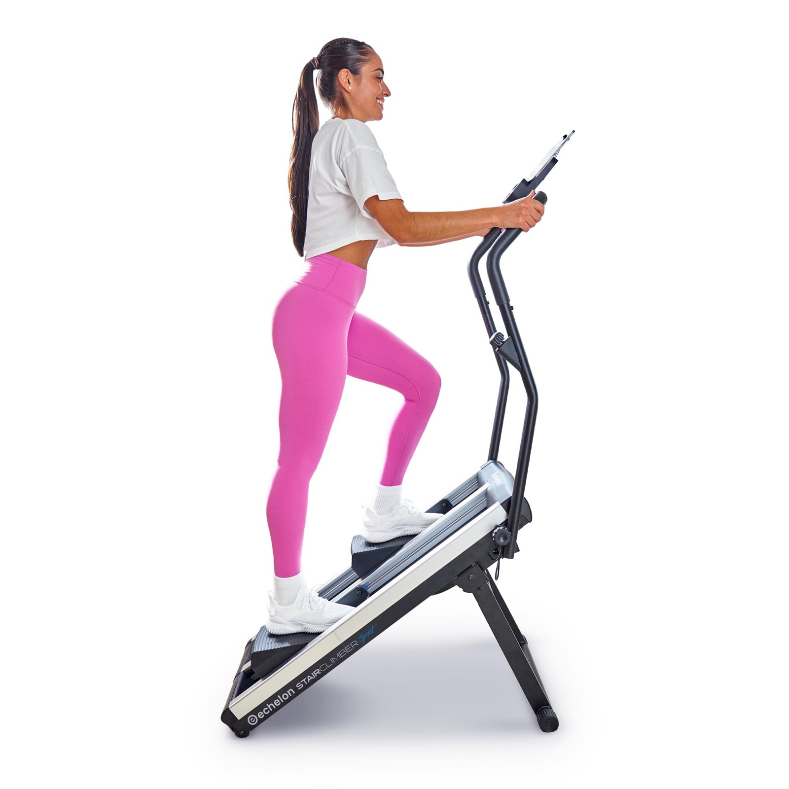 Stair Climber Sport | Low-Impact Home Cardio Machine, Foldable Design, 3 Incl...