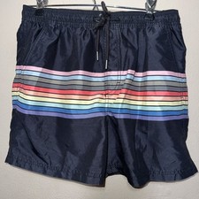American Eagle Swim Trunk Size S Modern Retro Black Multicolor