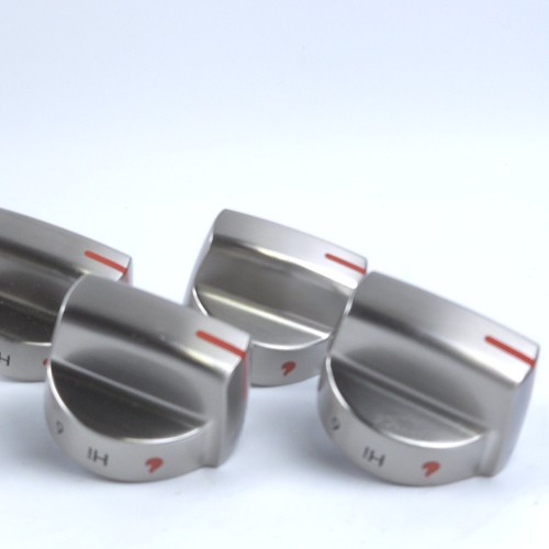 5PCS/Set Silver Stove Control Knob 5304509064 For Frigidaire Oven Gas Range - Picture 2 of 3