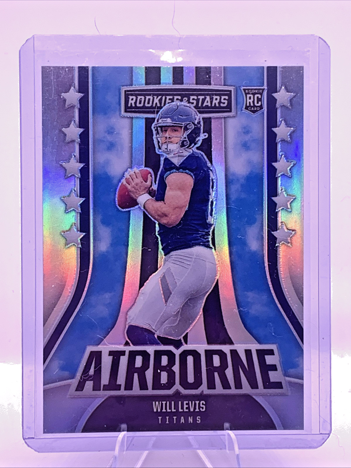 2023 Rookies & Stars - Will Levis Airborne SILVER PRIZM Rookie #AI-29