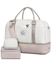 Weekender Bags for Women Travel Bag- Duffle Bag for Women with Shoe Compartme...
