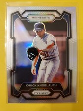 2024 Panini Prizm Prizms Silver #179 Chuck Knoblauch - Minnesota Twins